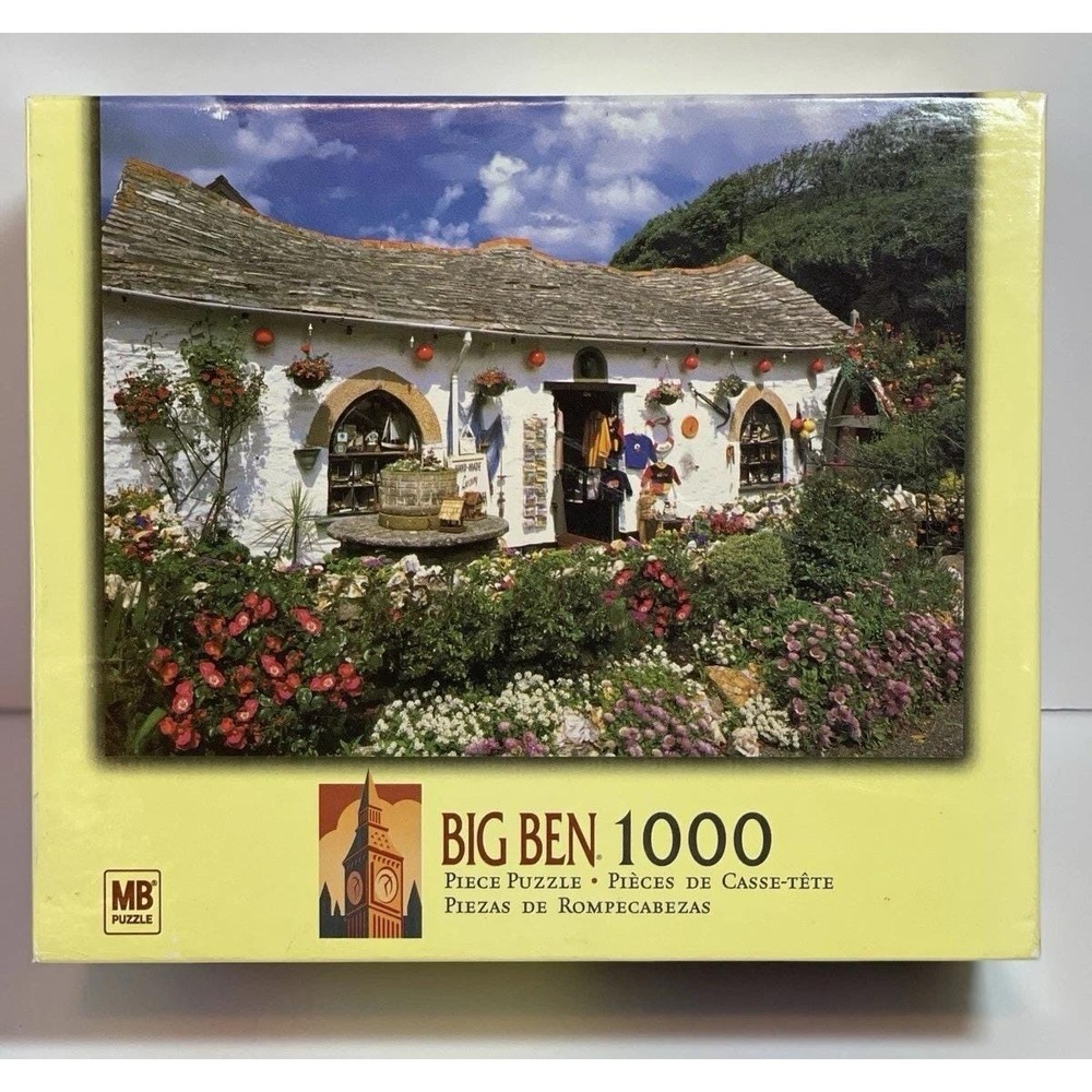 Vintage Big Ben 1000 Piece Puzzle Bocastle, Cornwall, UK New
